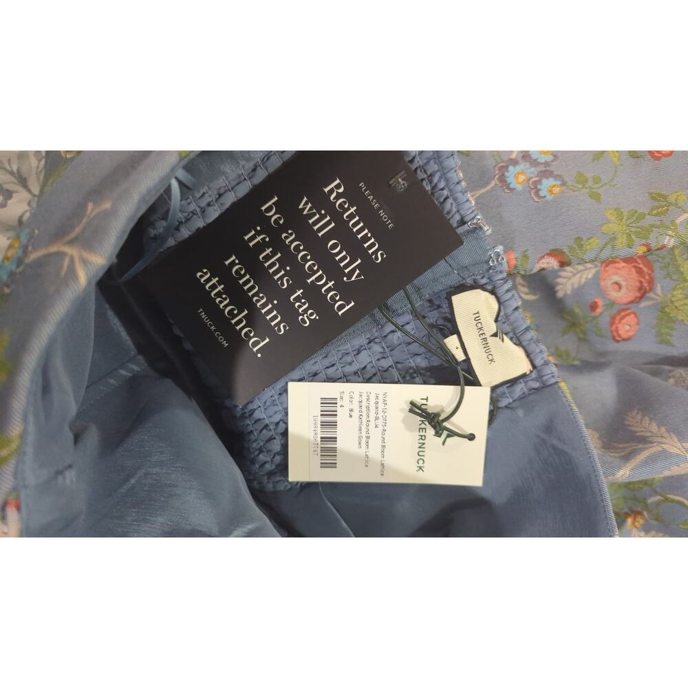 Tuckernuck Trellis Bloom Jacquard Kathleen Gown NWT - Picture 4 of 7